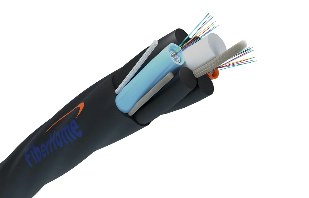 Fiberhome 24F | Cable de fibra óptica | Monomodo, 24J, G652D 5,4mm, 0,5kN, microducto Kabel do montażuMikrokanalizacyjne