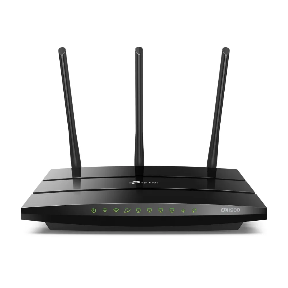 TP-Link Archer A9 | WiFi Router | AC1900, MU-MIMO, Dual Band, 5x RJ45 1000Mb/s Częstotliwość pracyDual Band (2.4GHz, 5GHz)
