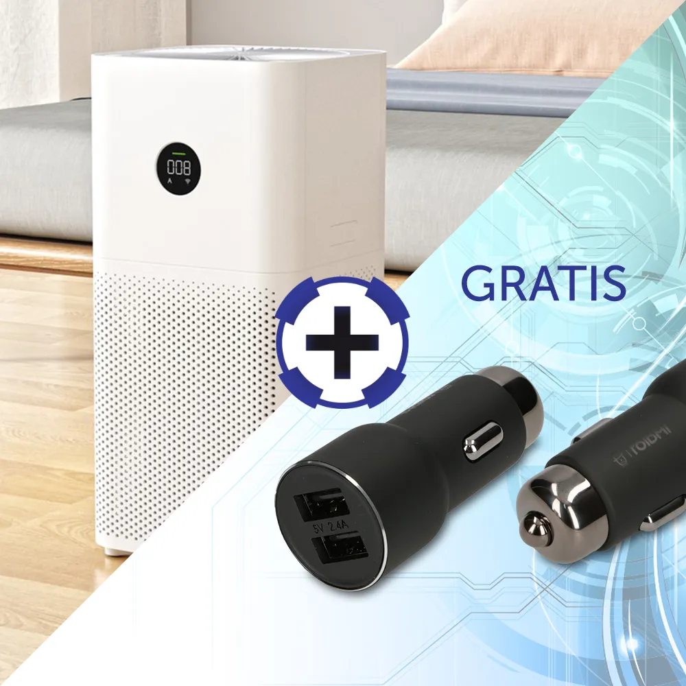 Xiaomi Air Purifier 3C + Roidmi 3S Gratis | Purificador de aire + Cargador de coche con sintonizador FM | EU 0