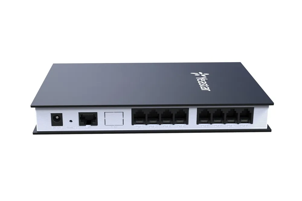 YEASTAR TA800 VOIP FXS GATEWAY Typ urządzenia VoIPBramka VoIP