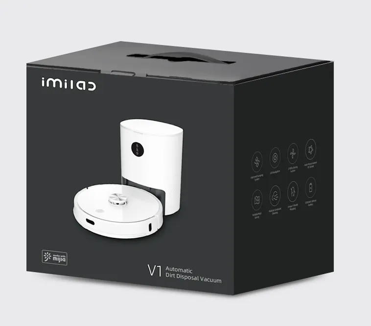 Xiaomi Imilab V1 Biały | Inteligentny odkurzacz | 2700 Pa, 5200 mAh, Stacja dokująca ze zbiornikiem 3L Rodzaj odkurzaczaRobot sprzątający