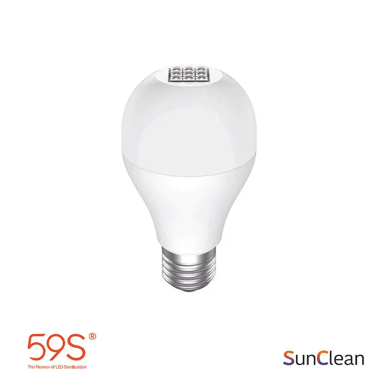 SUNCLEAN BULB LIGHT A60, 8W LIGHTING, 6W UV-C - SZS9-B10-60 Ilość diod LED9