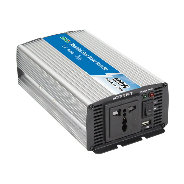 EXTRALINK VOLTAGE CONVERTER 12V - 230V, 600W, MODIFIED SINUS Napięcie wejściowe12V