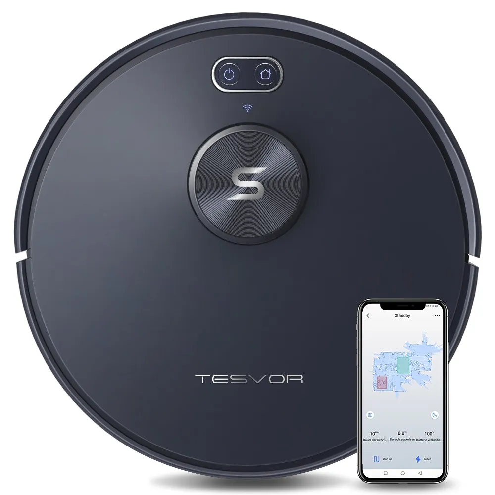 TESVOR S6 ROBOT VACUUM WITH MOP Funkcja mopowaniaTak