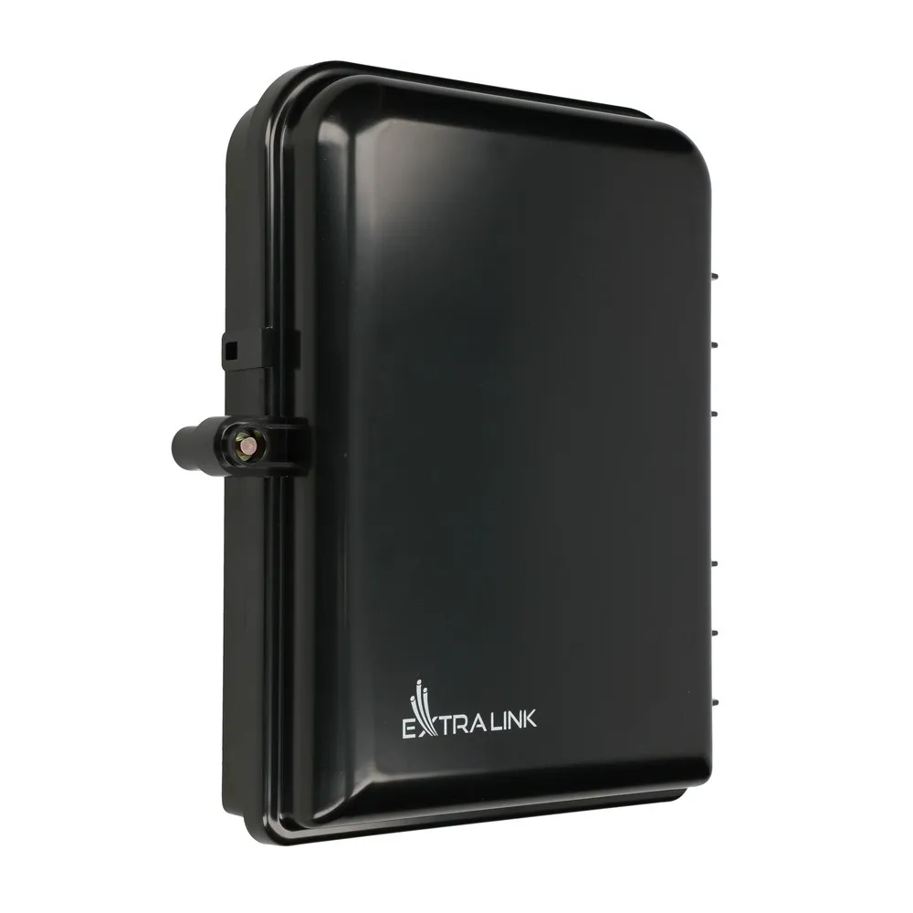 Extralink Eliza | Caja de fibra óptica | 16 core, negro Typ montażu mufyŚcienny