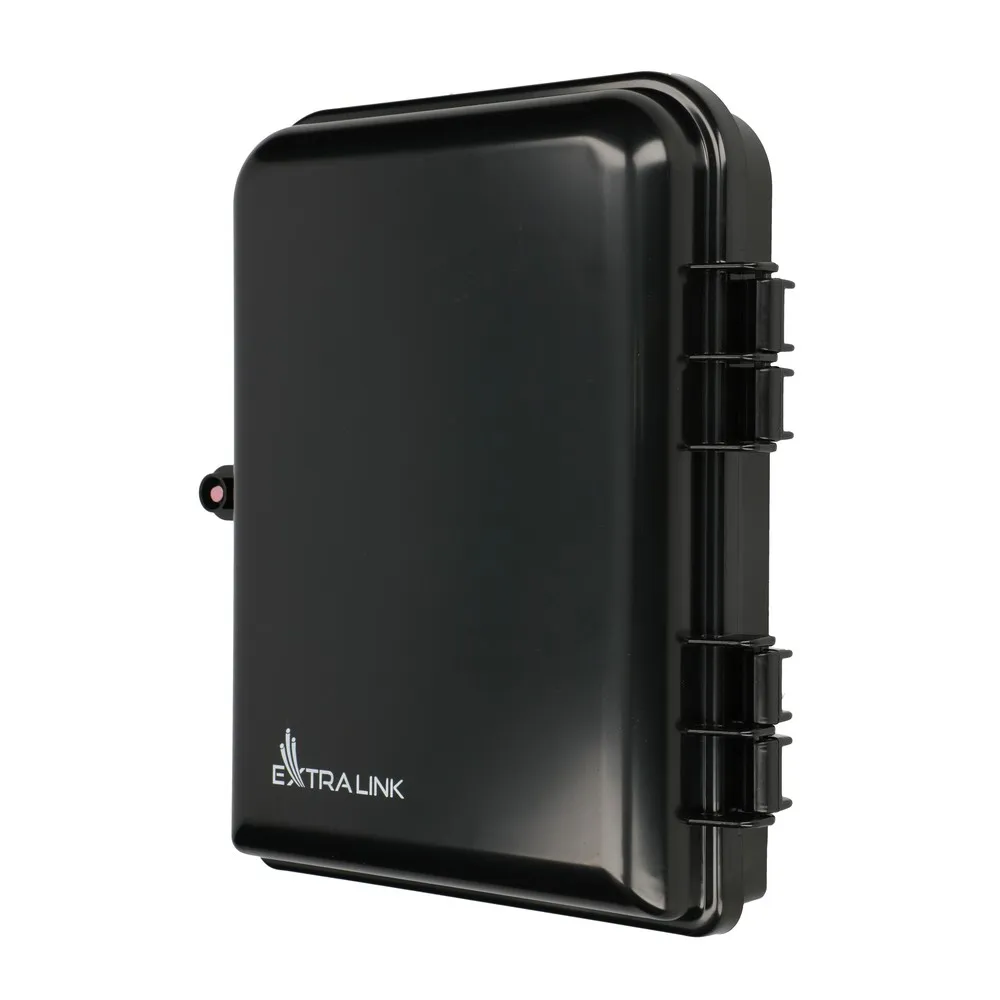 Extralink Eliza | Caja de fibra óptica | 16 core, negro KolorCzarny