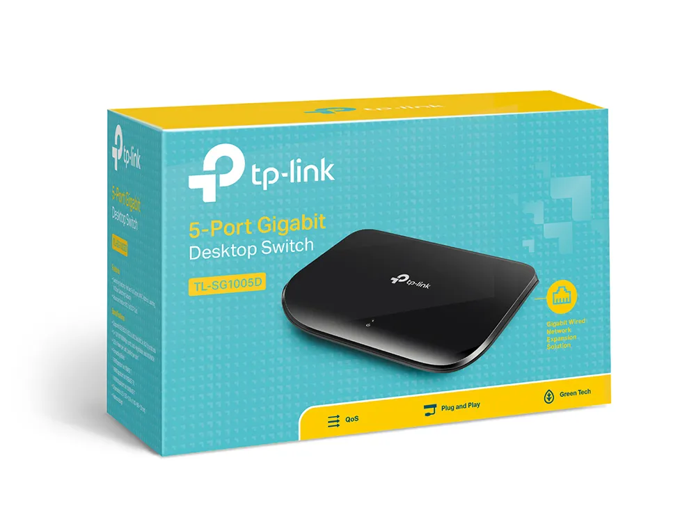 TP-Link TL-SG1005D | Switch | 5x RJ45 1000Mb/s, Desktop Warstwa przełączania2