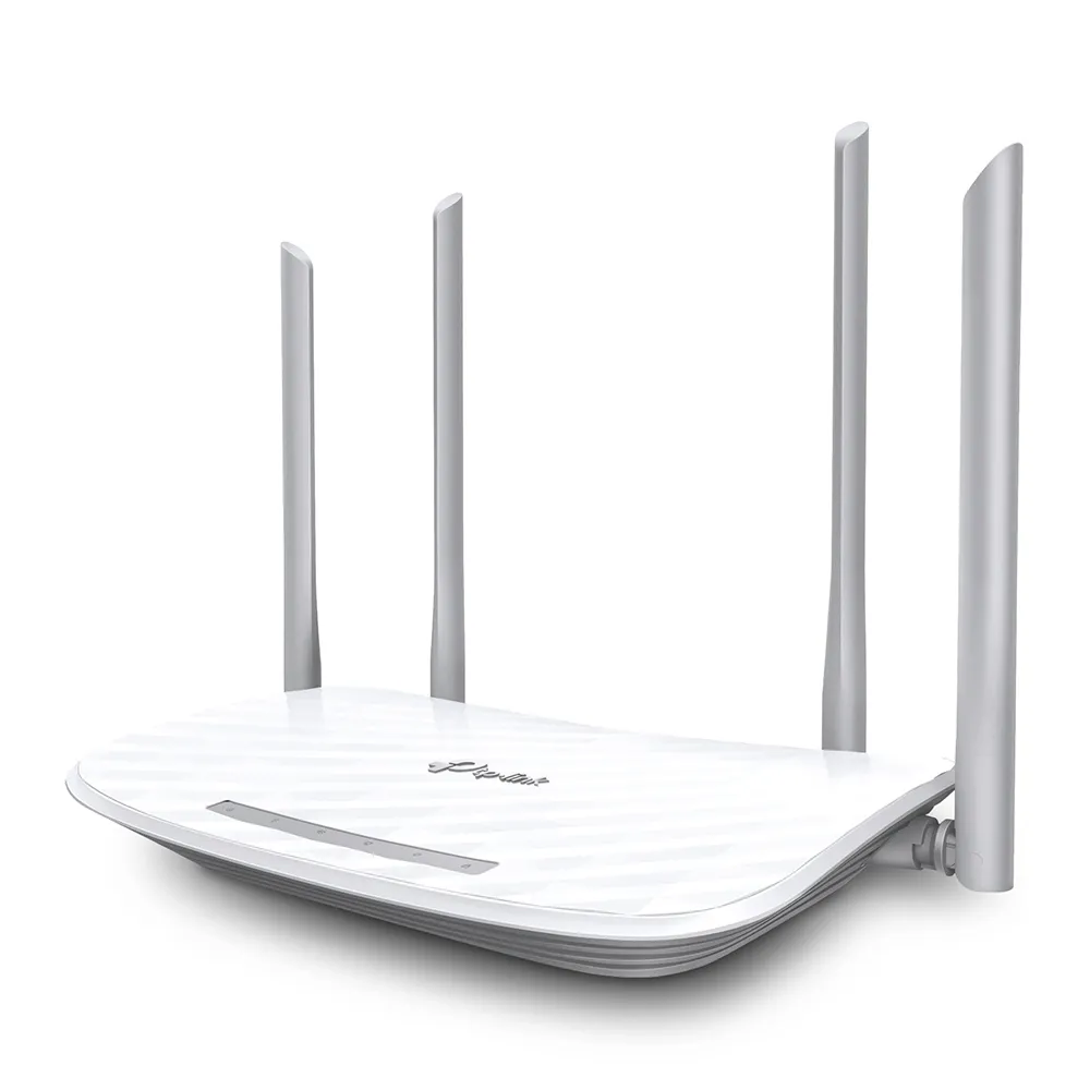 TP-Link Archer C5 | WiFi Router | AC1200, Dual Band, 5x RJ45 1000Mb/s, 1x USB Częstotliwość pracyDual Band (2.4GHz, 5GHz)