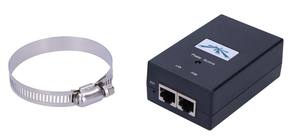 Ubiquiti RocketM3 | CPE | 3GHz, 1x RJ45 100Mb/s, 2x RP-SMA Rodzaj zasilania urządzeniaPassive PoE