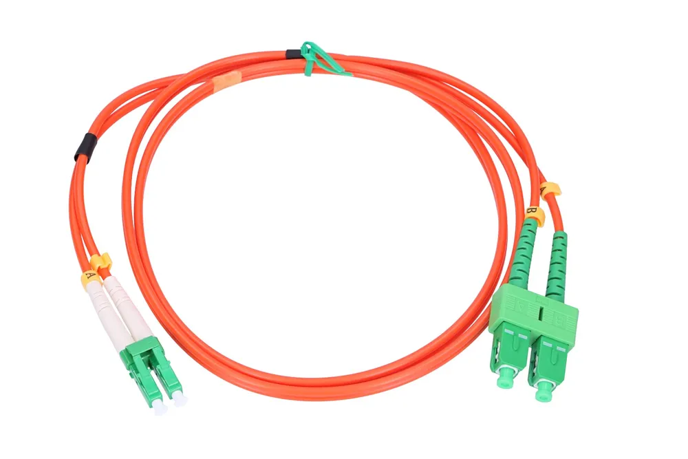 Extralink SC/APC-LC/APC | Patchcord | Multimodo, OM2, Duplex, 3mm, 5m Długość5m
