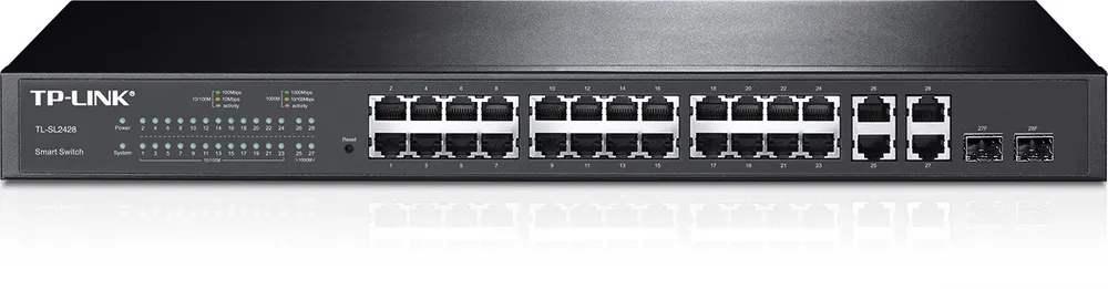 TP-Link TL-SL2428 | Switch | 24x RJ45 100Mb/s, 4x RJ45 1000Mb/s, 2x SFP, Rack, Managed