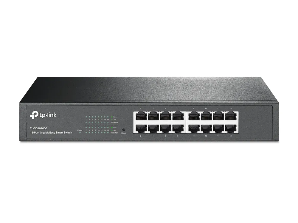 TP-Link TL-SG1016DE | Switch | 16x RJ45 1000Mb/s, Rack, nao gerenciado