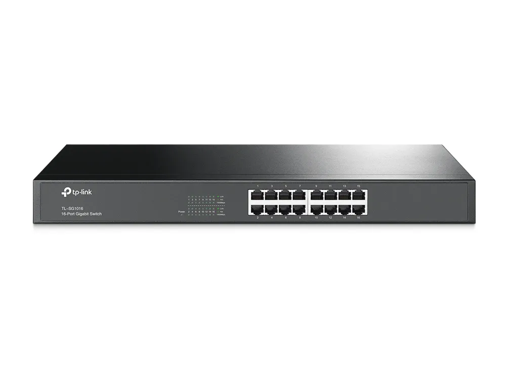TP-Link TL-SG1016 | Switch | 16x RJ45 1000Mb/s, Rack, no gestionado