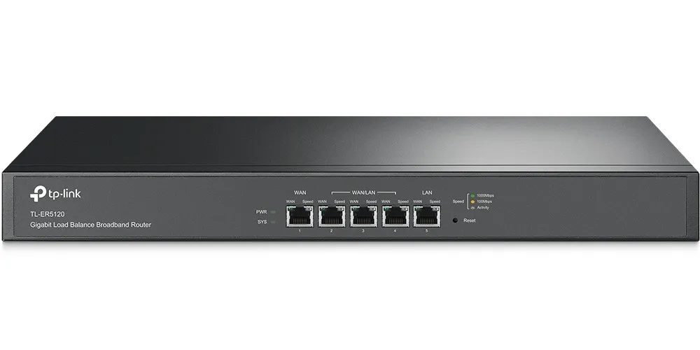 TP-Link TL-ER5120 | Router | 5x RJ45 1000Mb/s, de banda ancha gigabit con balance de carga
