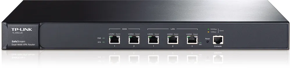 TP-LINK TL-ER6120 SAFESTREAM GIGABIT DUAL-WAN VPN ROUTER
