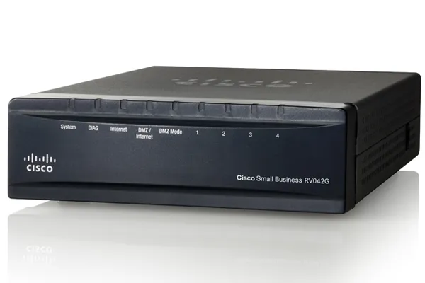 Cisco RV042G | Router | 4x RJ45 1000Mb / s, 2x WAN, VPN, Partner oficial de
