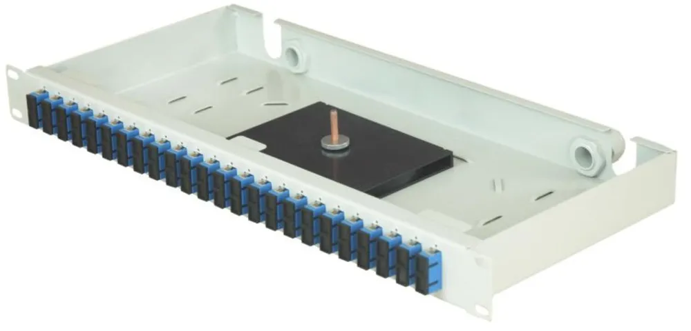 Mantar PS 19 "1U SC 24 Duplex | Caixa de distribuiçao de fibra óptica | 210 mm de profundidade