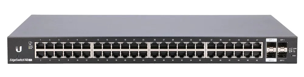 Ubiquiti ES-48-LITE | Switch | EdgeMAX EdgeSwitch, 48x RJ45 1000Mb/s, 2x SFP+, 2x SFP