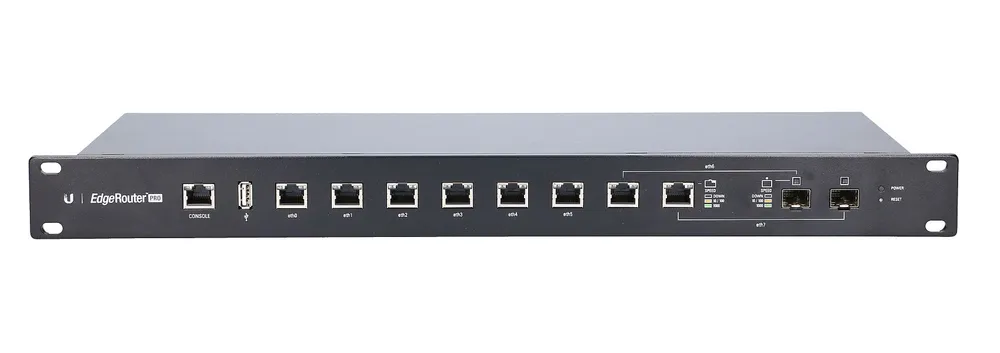 Ubiquiti ERPRO-8 | Router | EdgeMAX EdgeRouter, 6x RJ45 1000Mb/s, 2x RJ45/SFP Combo