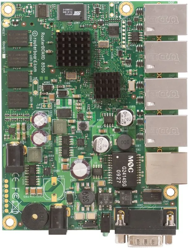 MikroTik RB850Gx2 | Router | 5x RJ45 1000Mb/s, 1x microSD