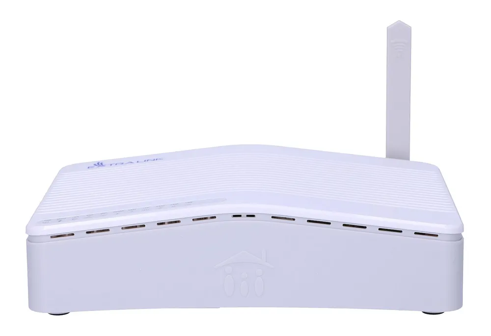 Extralink GPON/EPON 1GE/3FE WiFi VoIP | ONT | 2,4GHz, 1x GPON, 1x RJ45 1000Mb/s, 3x RJ45 100Mb/s, 1x RJ11