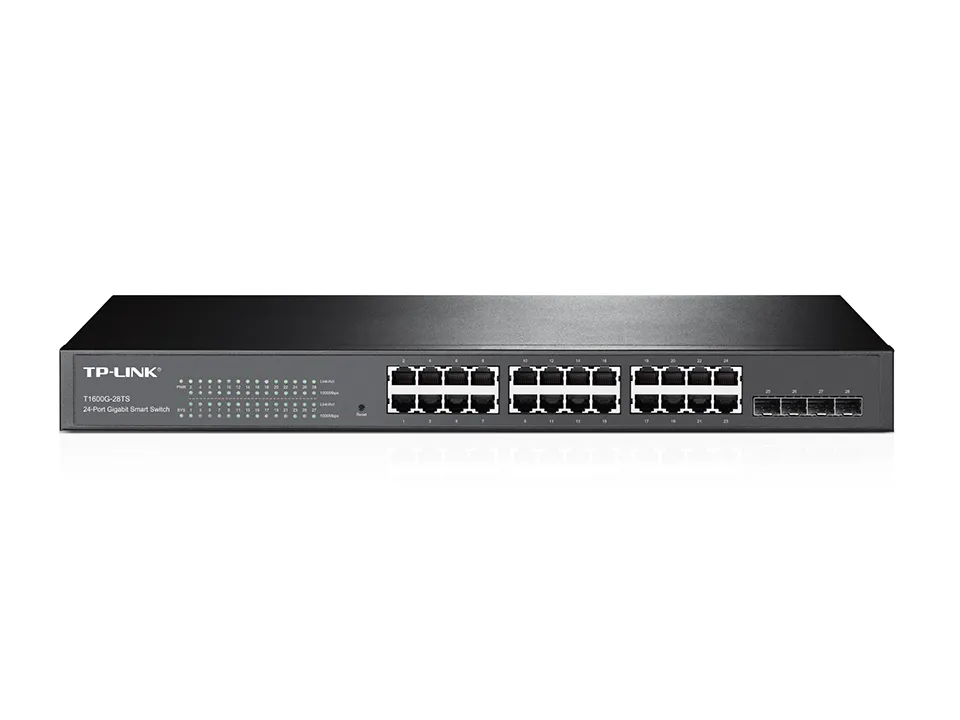 TP-Link T1600G-28TS (TL-SG2424) | Switch | 24x RJ45 1000Mb/s, 4x SFP, Řízený