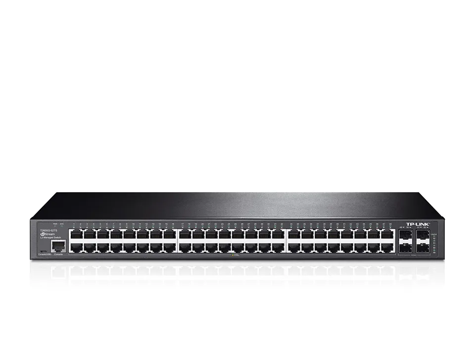 TP-LINK T2600G-52TS (TL-SG3452) JETSTREAM L2 GBIT SWITCH 48X 10/100/1000 + 4 SFP