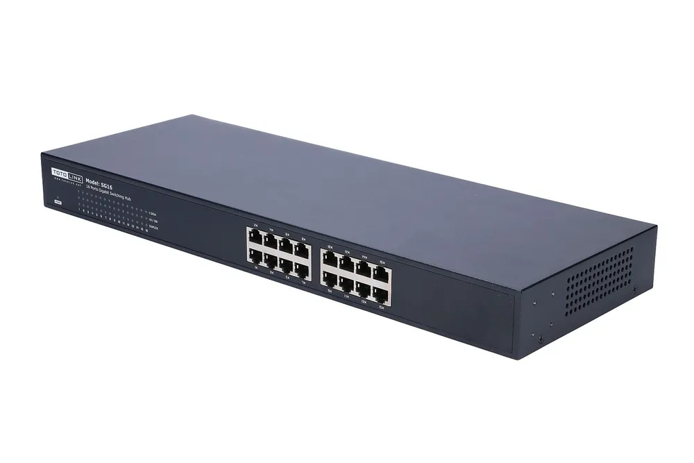 Totolink SG16 | Switch | 16x RJ45 1000Mb/s Gigabit, Rackmount, no gestionado
