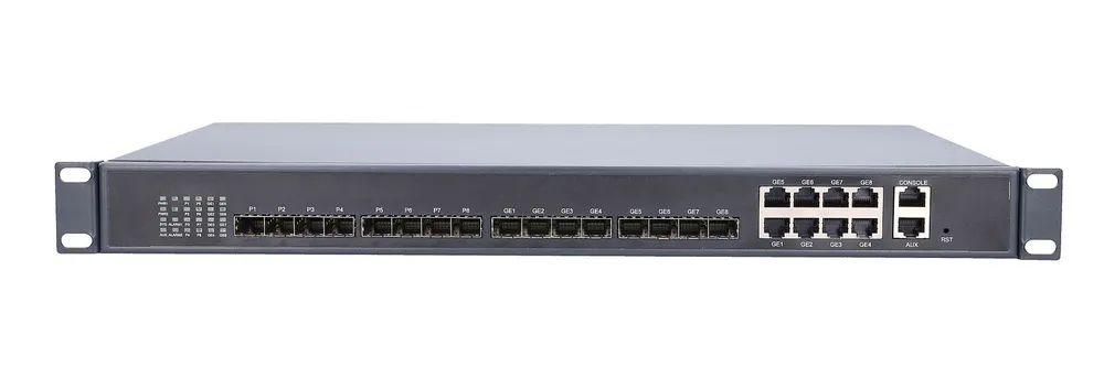 Extralink Predator | OLT | EPON, 1U 19", 8x Gigabit PON, 8x Gigabit Uplink, 8x SFP