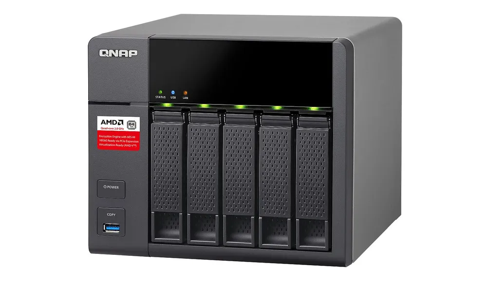 TS-563-2G | NAS Server | SATA 6Gbps, 2x Gbe LAN, 5x USB, max. 5x HDD/SSD