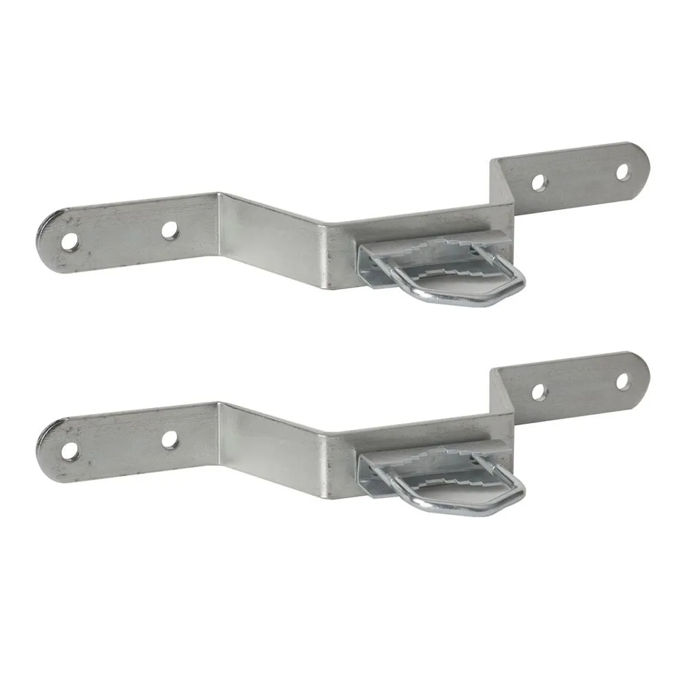 Extralink K75 | Soporte de mastil | 75mm, con cibantes M8, Acero galvanizado