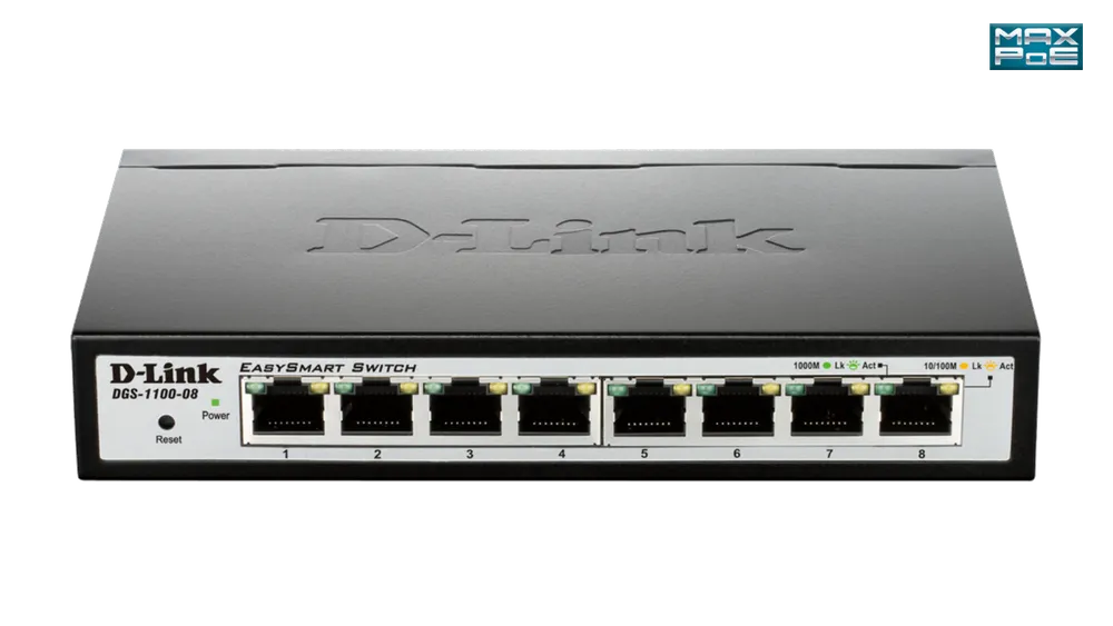 DGS-1100-08 | Switch | 8x RJ45 1000Mb/s