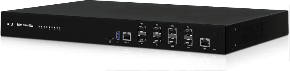 Ubiquiti ER-8-XG | Router | EdgeMAX EdgeRouter, 8x SFP+, 1x RJ45 1000Mb/s