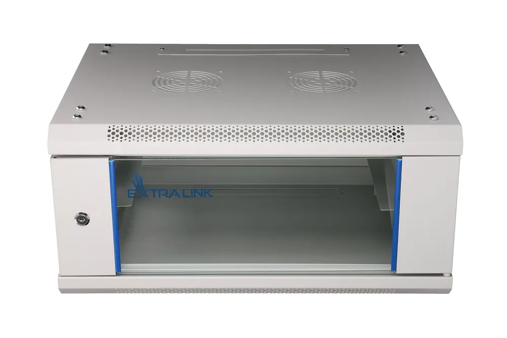 Extralink 4U 600x450 Gris | Armario rackmount | montaje en la pared