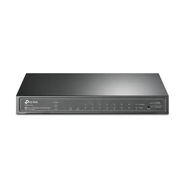 TP-Link T1500G-10PS (TL-SG2210P) | Switch | 8x RJ45 1000Mb/s, 2x SFP, PoE, Řízený