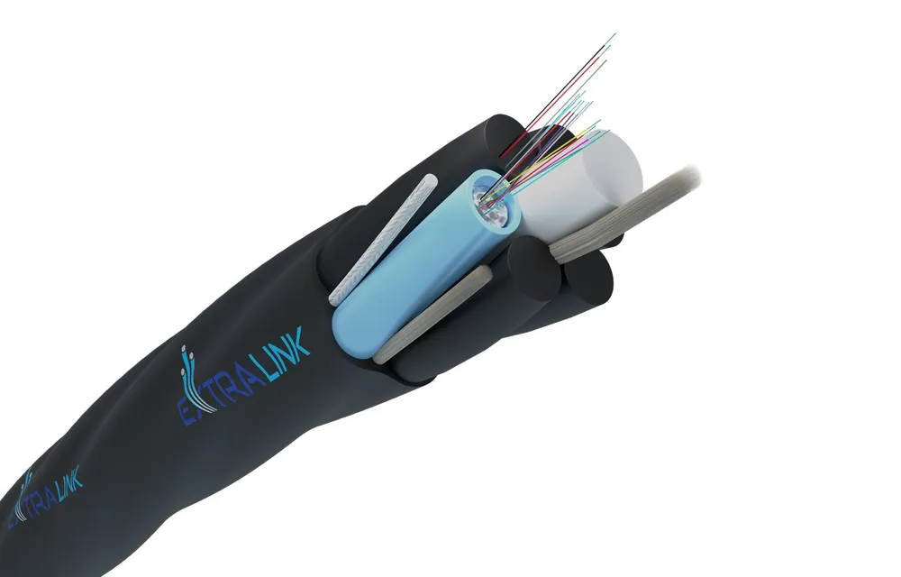 Extralink 12F | Fiber optic cable | Single mode, 1T12F G652D 5.8mm, microduct, 2km