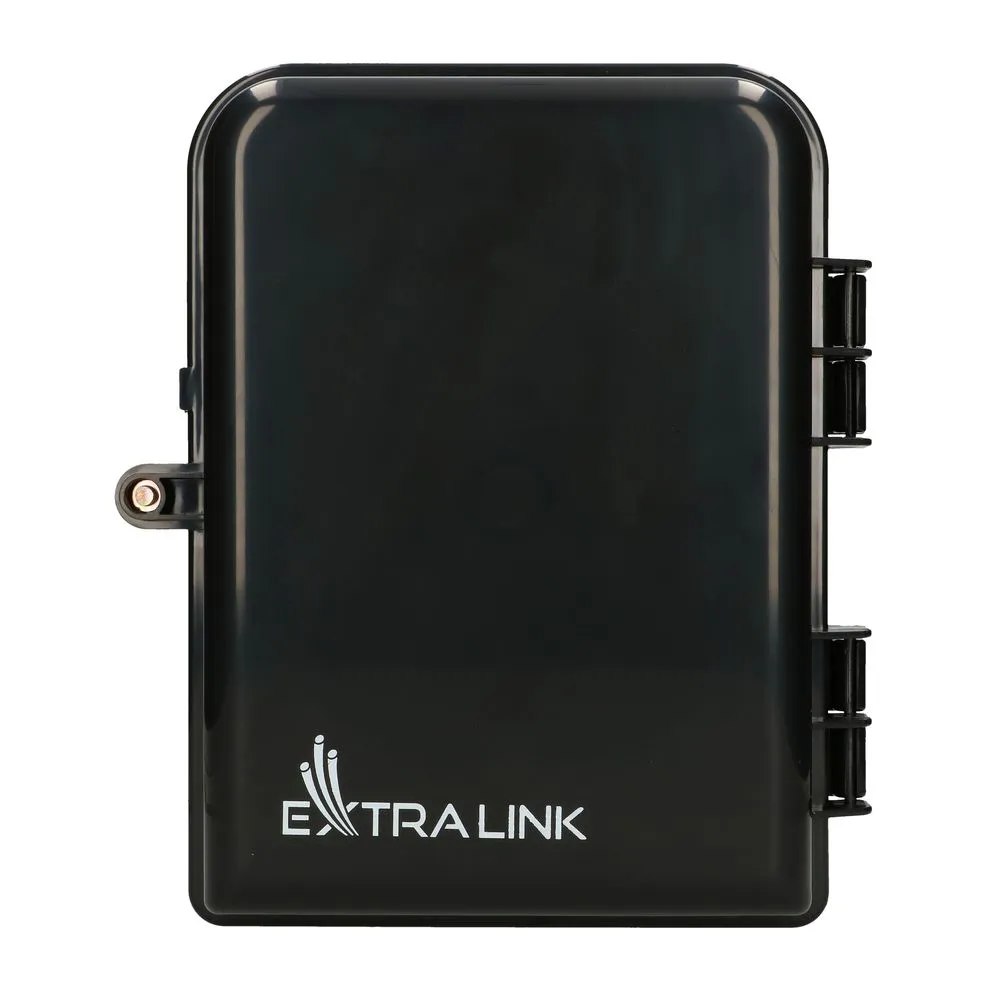 Extralink Eliza V2 | Caja de fibra óptica | 16 soldaduras, negro, mid-span