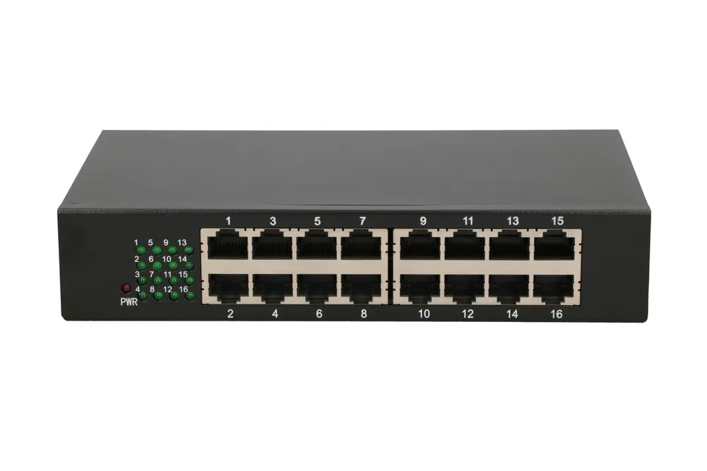 Extralink HEXON | Switch | 16x 10/100/Mb/s, Desktop