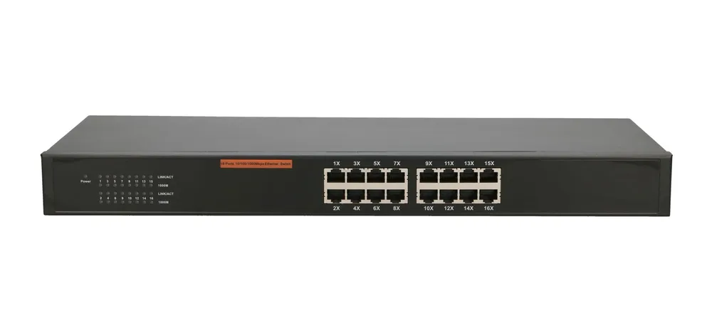 Extralink EVAN | Switch | 16x 10/100/1000Mb/s Gigabit, Rackmount
