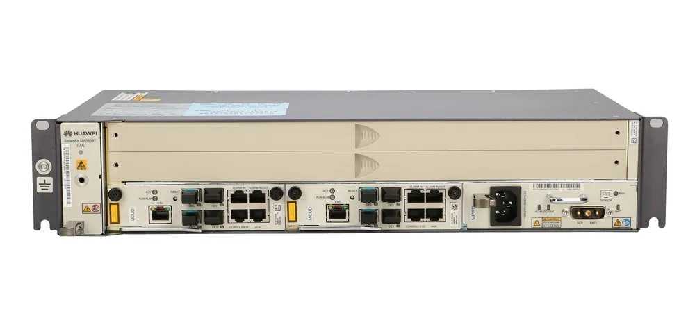 Huawei MA5608T | OLT | 2x MCUD | MPWD AC+DC power