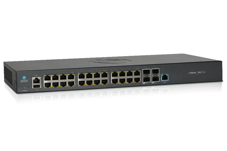 Cambium L2+ CNMATRIX EX2028 | Switch | 24x RJ45 1000Mb/s, 4x SFP+, gestionado