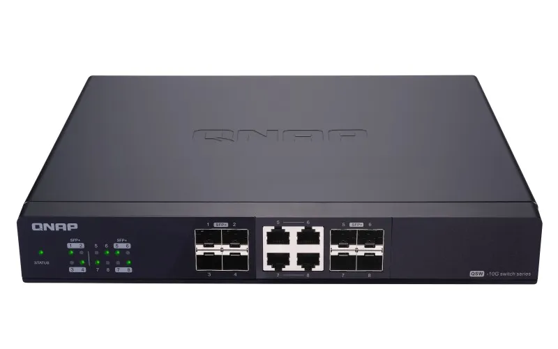 QSW-804-4C | Switch | 4x SFP+, 4x RJ45/SFP+ Combo