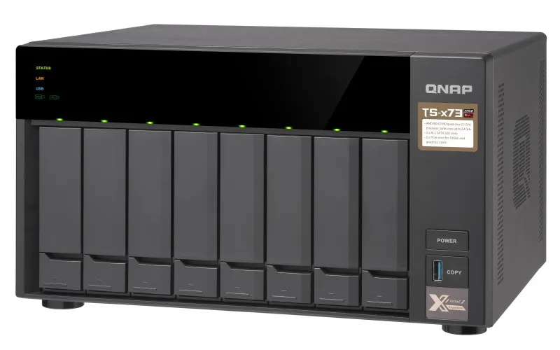 TS-873-8G | Servidor NAS | SATA 6Gbps, 4x Gbe LAN, 4x USB, máx. 8x HDD/SSD