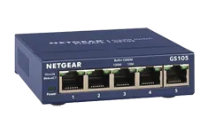 Netgear GS105V5 | Switch | 5 PORT GIGABIT ETHERNET UNMANAGED