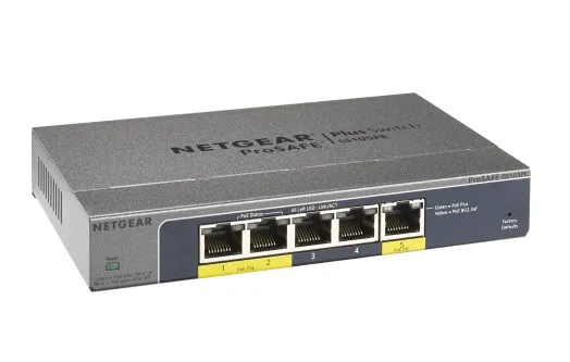 Netgear GS105PE | Schalter | VERWALTET PLUS 5XGE