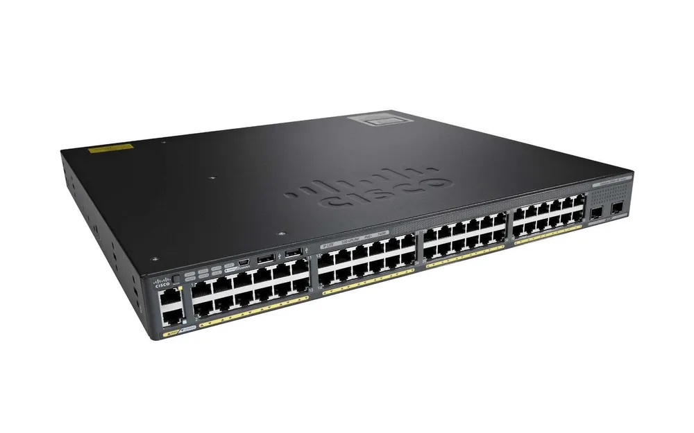 Cisco Catalyst 2960X | Switch | 48x RJ45 1000Mb/s PoE, 2x SFP+, 740W