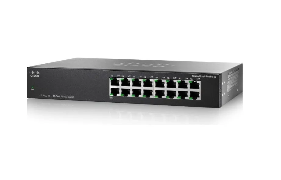 Cisco SF110-16 | Switch | 16x 100Mb/s, Rackmount