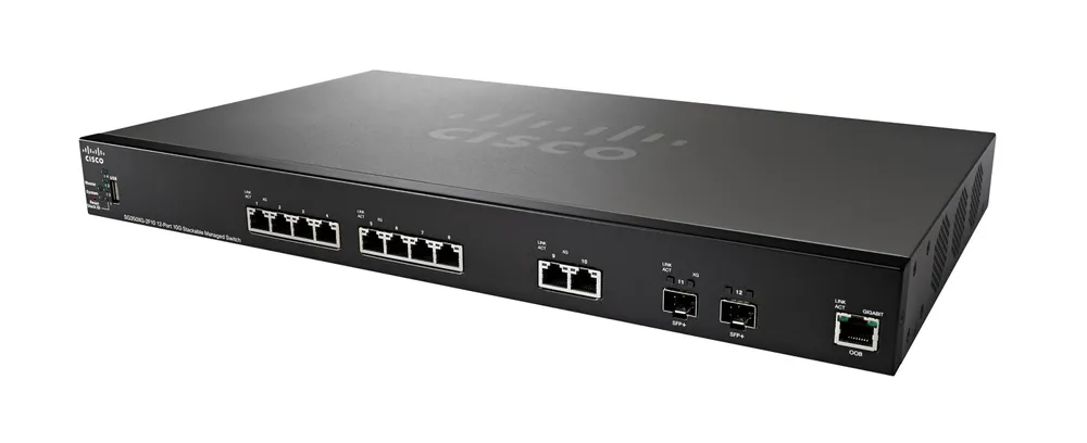 Cisco SG350XG-2F10 | Switch | 10x 10Gigabit Ethernet, 2 x 10G SFP+ Uplink, Stackovatelný - Oficiální partner