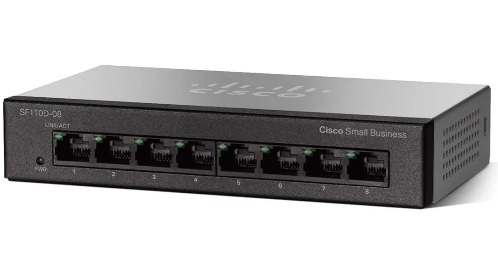 Cisco SF110D-08 | Switch | 8x 100Mb/s, Obudowa Desktop - Oficjalny Partner