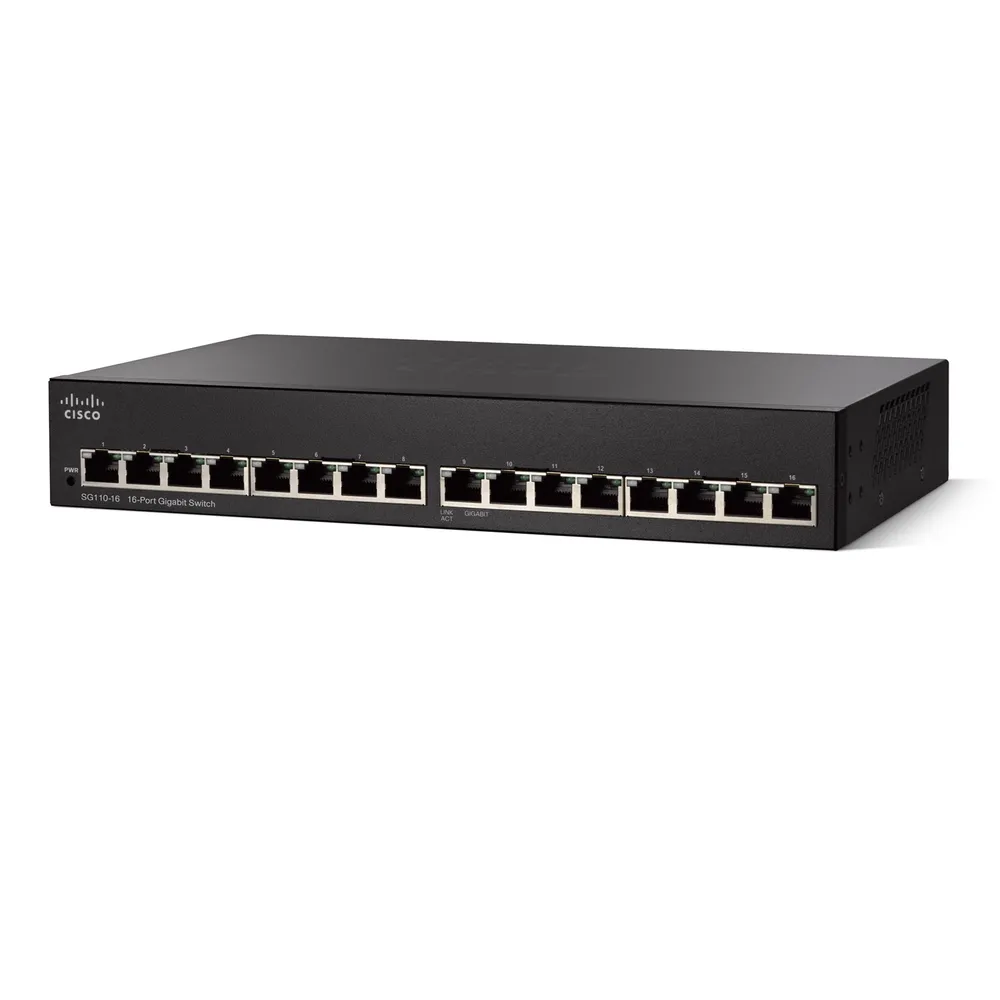 CISCisco SG110-16 | Switch | 16x 1000Mb/s, montado en rack
